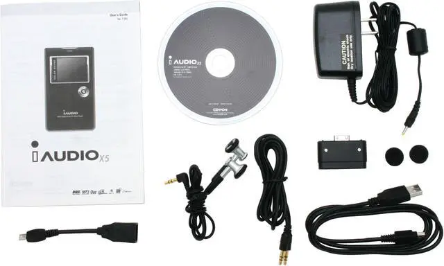 Alt view image 12 of 14 - iAUDIO Black 30GB MP3 / MP4 Player X5-30GB