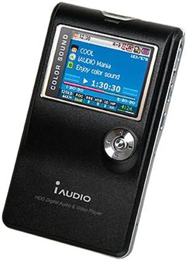 Main image of iAUDIO Black 30GB MP3 / MP4 Player X5-30GB