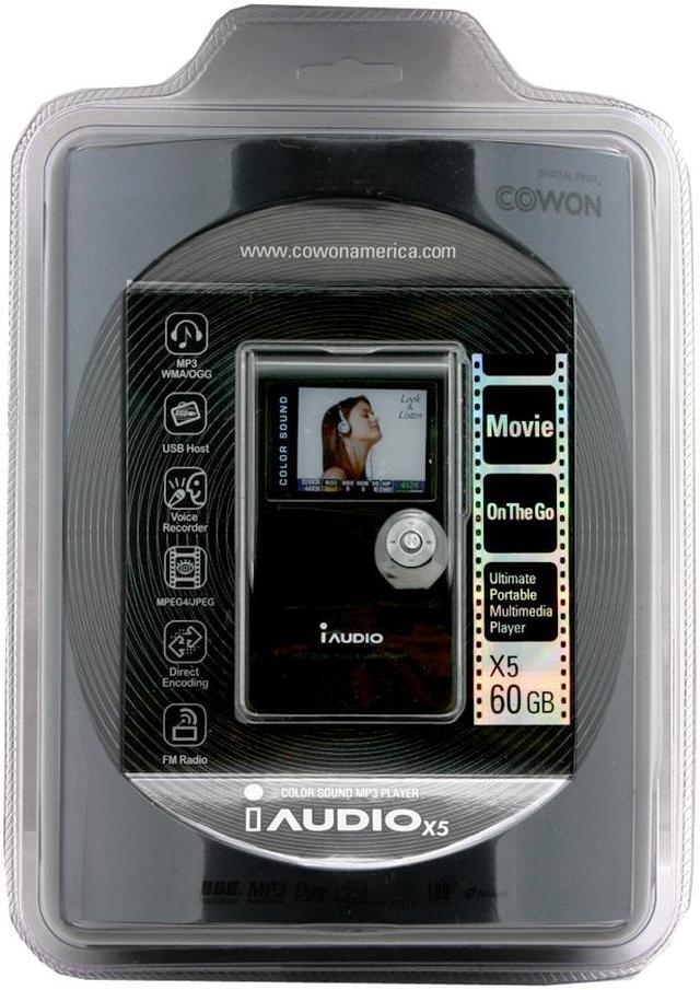Alt view image 7 of 8 - iAUDIO X5 1.8" Black 60GB MP3 / MP4 Player X5-60BL