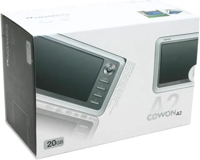 Alt view image 13 of 13 - COWON A2 4" White 20GB MP3 / MP4 Player A2-20WH