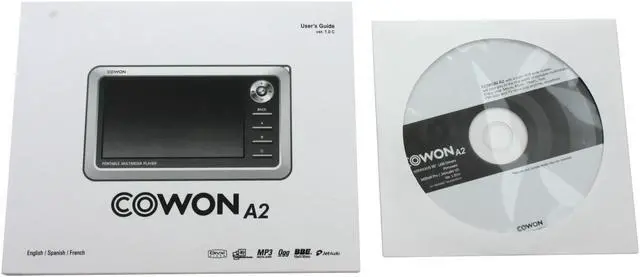Alt view image 11 of 13 - COWON A2 4" White 30GB MP3 / MP4 Player A2-30WH