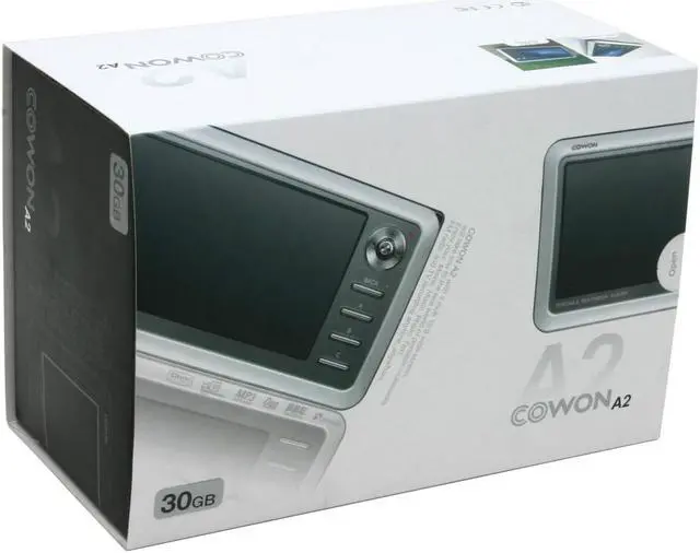 Alt view image 13 of 13 - COWON A2 4" White 30GB MP3 / MP4 Player A2-30WH