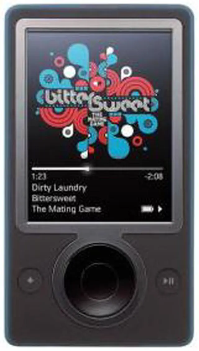 Main image of Microsoft Zune 3" Black 30GB MP3 / MP4 Player JS8-00001