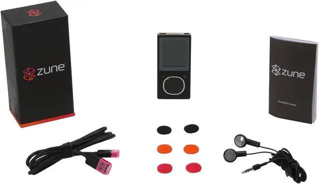 Alt view image 12 of 12 - Microsoft Zune 1.8" Black 4GB MP3 / MP4 Player