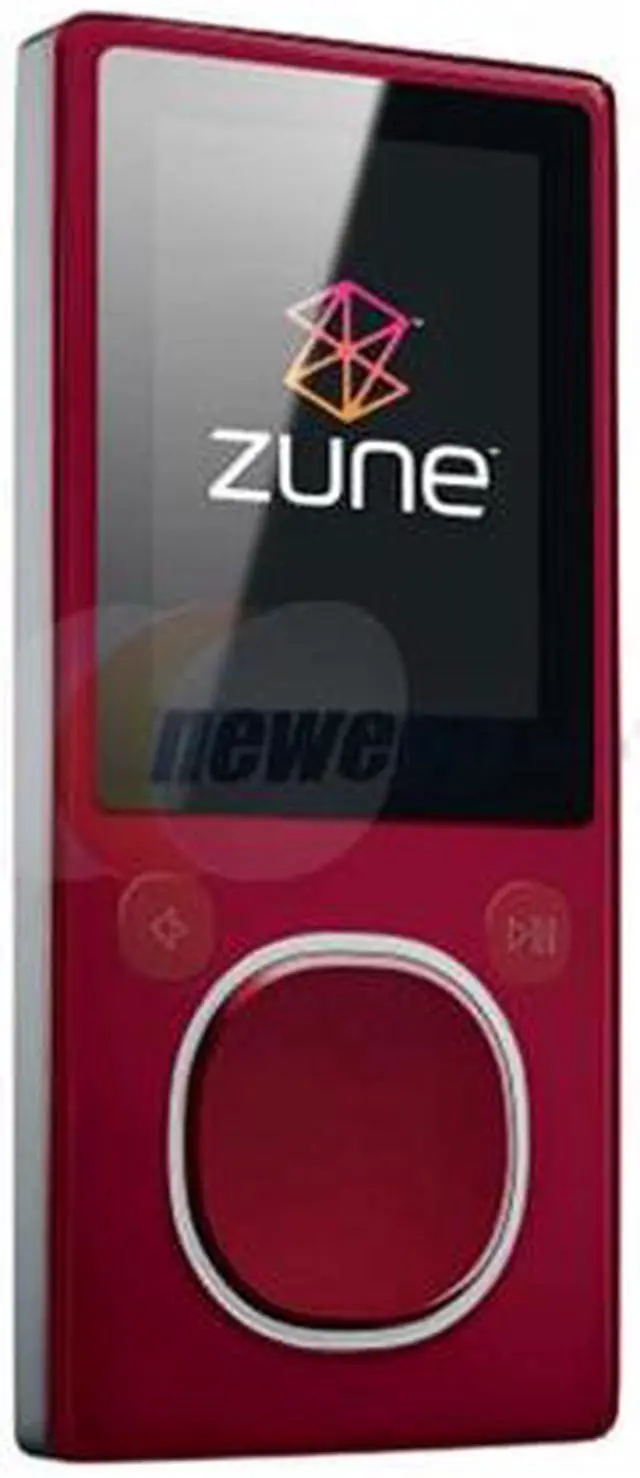 Main image of Microsoft Zune 1.8" Red 8GB MP3 / MP4 Player