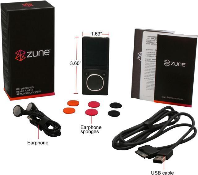 Alt view image 11 of 11 - Microsoft Zune 1.8" Black 4GB MP3 / MP4 Player