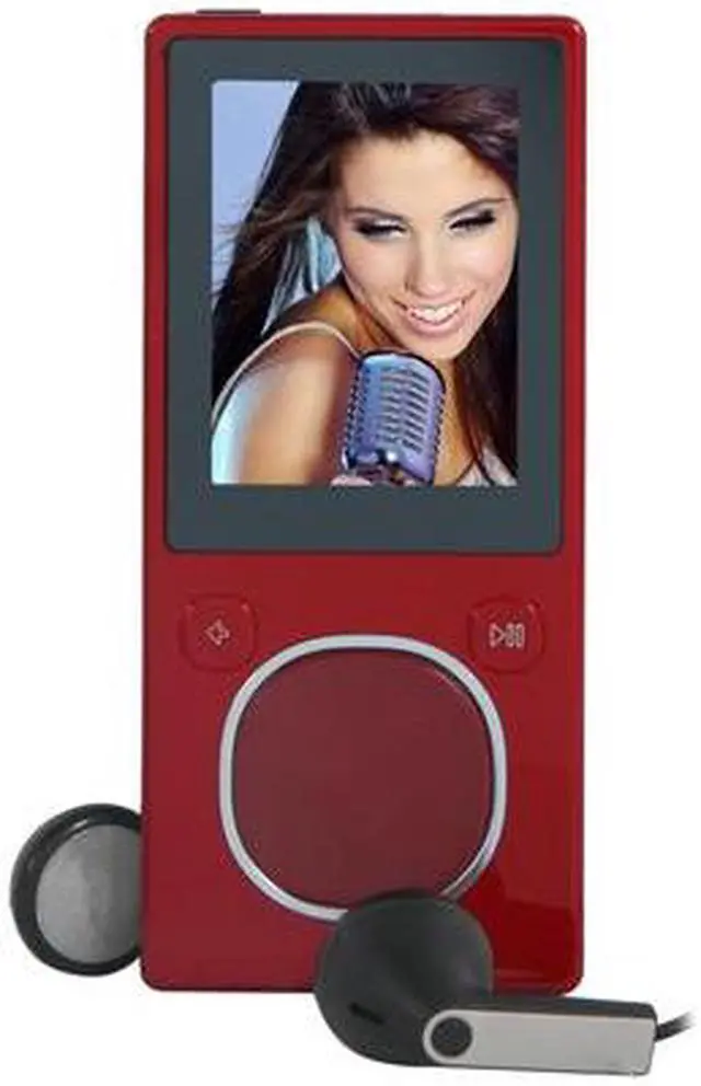 Main image of Microsoft Zune 1.8" Red 8GB MP3 / MP4 Player