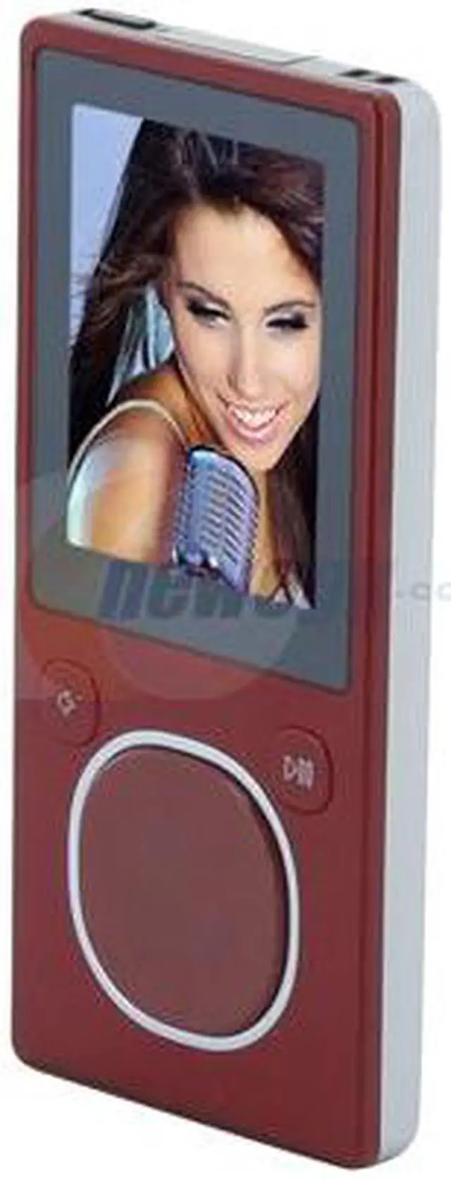Alt view image 2 of 12 - Microsoft Zune 1.8" Red 8GB MP3 / MP4 Player