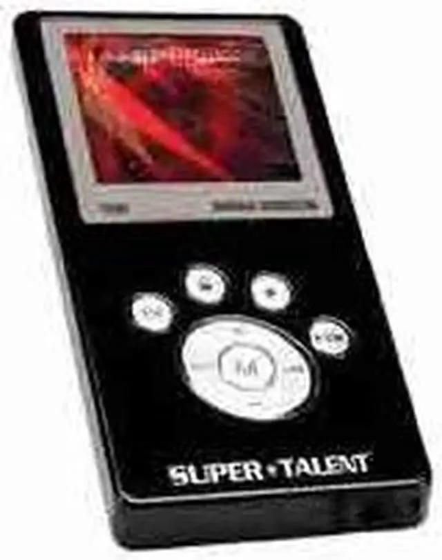 Main image of SUPER TALENT MEGA Plus Black 2GB MP3 Player