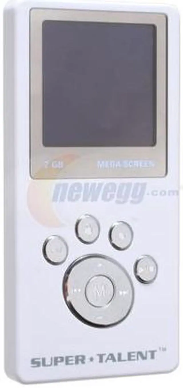 Alt view image 2 of 8 - SUPER TALENT MEGA Plus 1.5" White 2GB MP3 Player