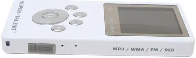 Alt view image 5 of 8 - SUPER TALENT MEGA Plus 1.5" White 2GB MP3 Player