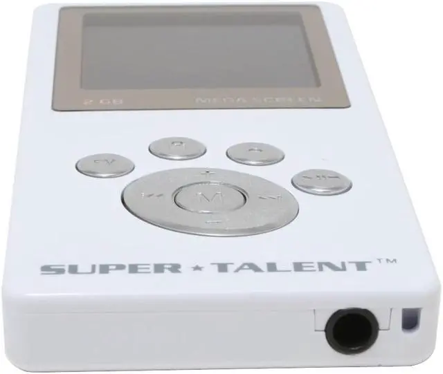 Alt view image 6 of 8 - SUPER TALENT MEGA Plus 1.5" White 2GB MP3 Player