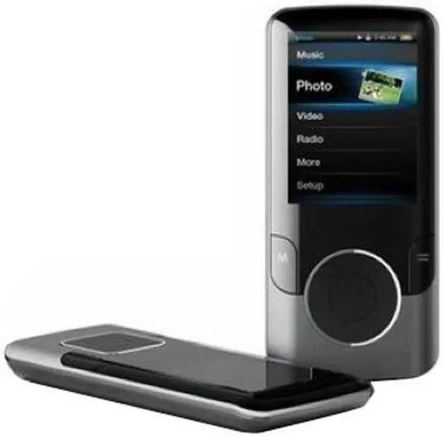 Alt view image 2 of 2 - Coby 2.0" Black & Gray 8GB Video MP3 Player MP707