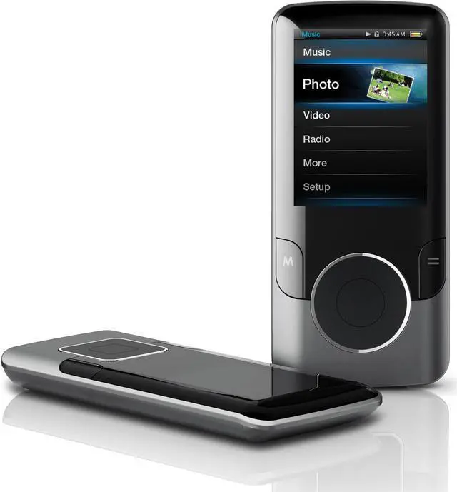 Main image of Coby 2.0" Black & Gray 8GB Video MP3 Player MP707