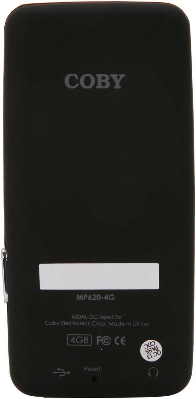 Alt view image 4 of 8 - Coby 1.8" Red 4GB Video MP3 Player MP620