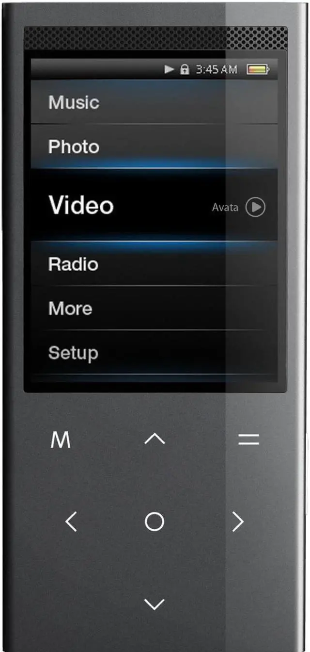 Main image of Coby 2.4" Black 8GB Video MP3 Player MP768-8G