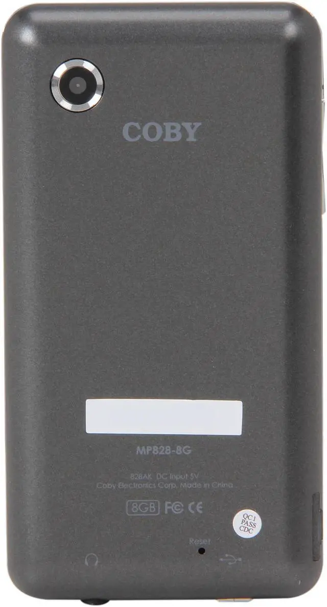 Alt view image 5 of 8 - Coby 2.8" Black 8GB Video MP3 Player MP828