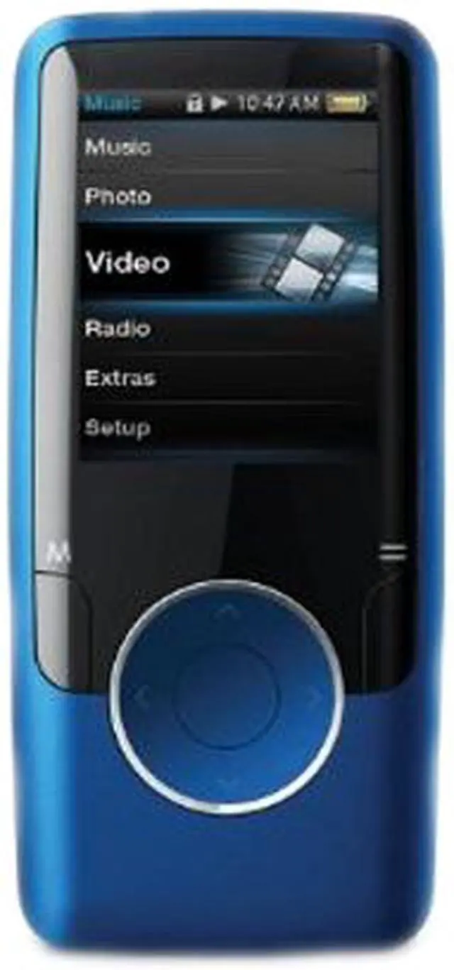 Main image of Coby 1.8" Blue 8GB Video MP3 Player MP620-8GBLU