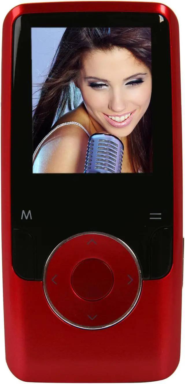 Alt view image 2 of 8 - Coby 1.8" Red 8GB Video MP3 Player MP620-8GRED