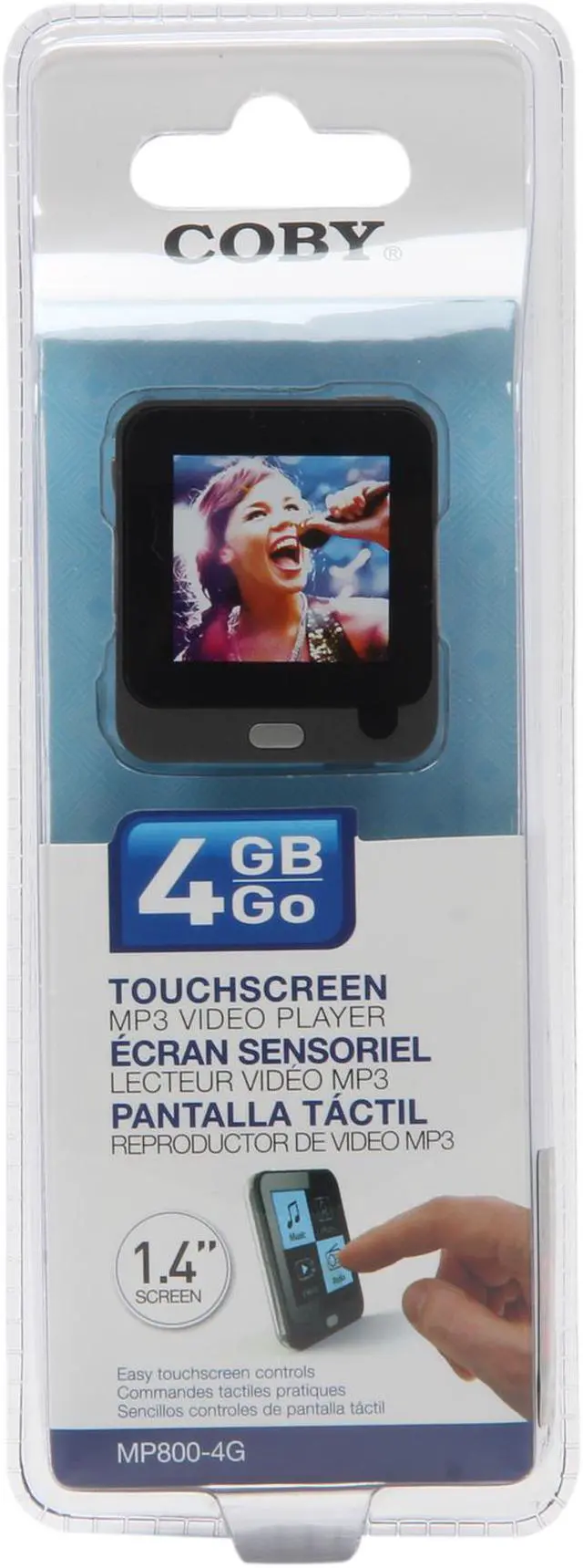 Alt view image 7 of 7 - Coby 1.44" 4GB Video MP3 Player MP800-4G