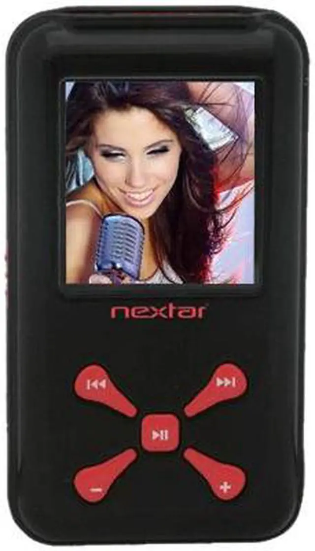 Main image of Nextar 1.5" Red 8GB MP3 / MP4 Player MA715A-8R