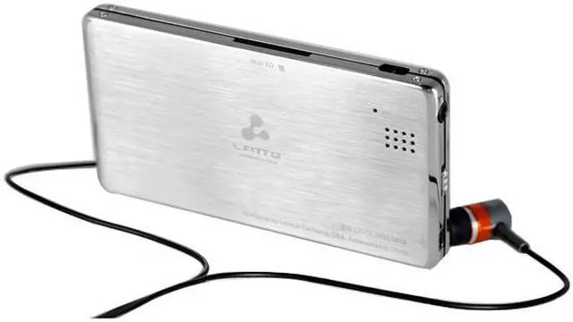 Alt view image 2 of 3 - Latte 2.8" Silver 16GB MP3 / MP4 Player Ice