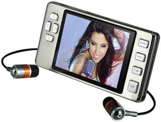 Main image of Latte 2.8" Silver 16GB MP3 / MP4 Player Ice