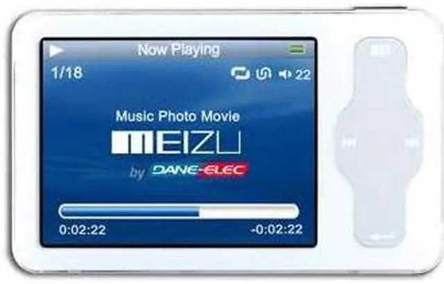 Main image of MEIZU MiniPlayer 2.4" White 8GB MP3 / MP4 Player