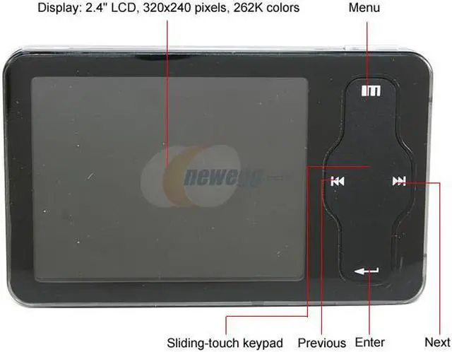 Alt view image 3 of 3 - MEIZU MiniPlayer 2.4" Black 1GB MP3 / MP4 Player