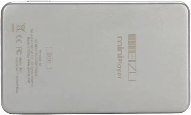 Alt view image 5 of 12 - MEIZU M6 SL 2.4" White 8GB MP3 Player DAM408ML3