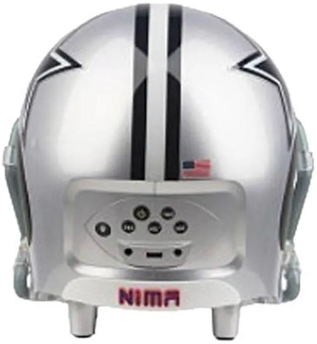 Alt view image 3 of 4 - NIMA COWBOYS.S Bluetooth Helmet Speaker - NFL Dallas Cowboys - Small
