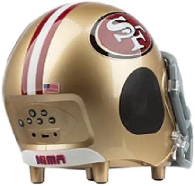 Alt view image 5 of 5 - NIMA 49ERS.S Bluetooth Helmet Speaker - NFL San Francisco 49ers - Small