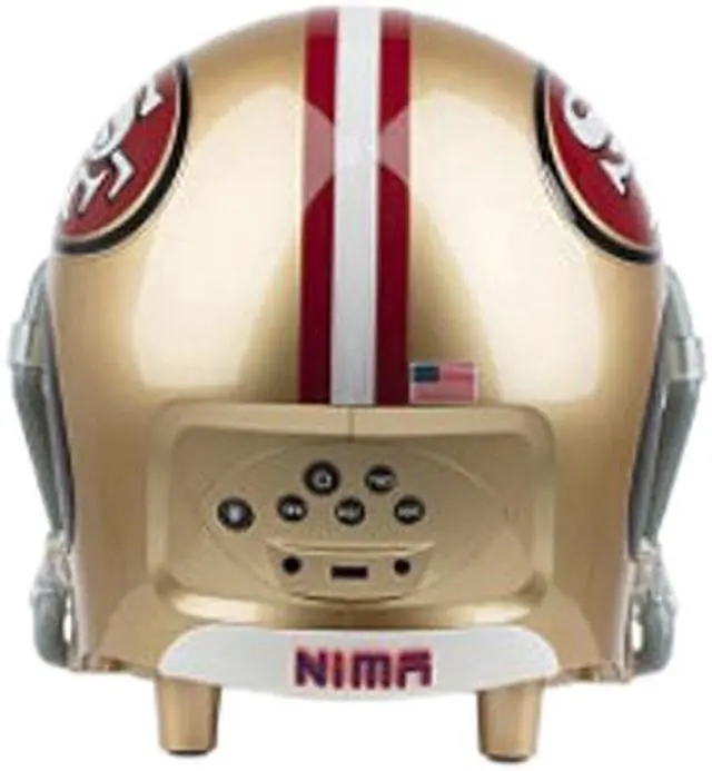 Alt view image 4 of 5 - NIMA 49ERS.S Bluetooth Helmet Speaker - NFL San Francisco 49ers - Small