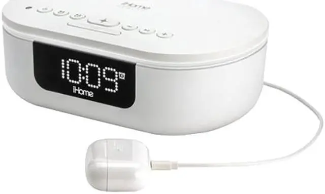 Alt view image 3 of 4 - iHome IUVBT1W POWERUVC PRO UV-C Sanitizer with Bluetooth Speaker and Dual USB Charging