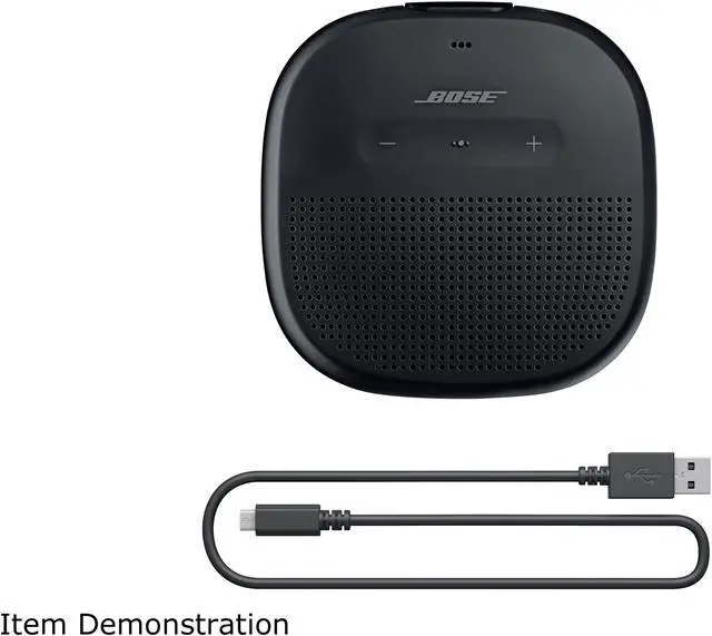 Alt view image 8 of 8 - Bose SoundLink Micro Portable Bluetooth Speaker - Black