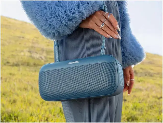 Alt view image 3 of 5 - Bose SoundLink Max Rope Carrying Strap- Blue Dusk