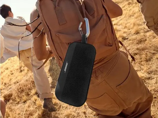 Alt view image 2 of 7 - Bose SoundLink Flex (2nd Gen) Portable Bluetooth Speaker with Waterproof/Dustproof Design - Black