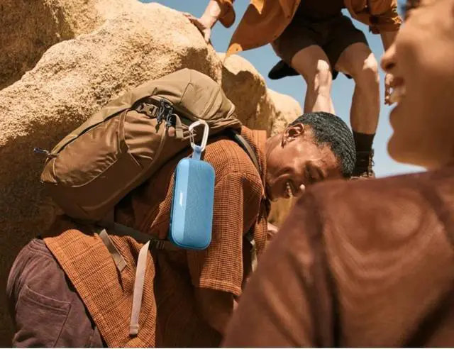 Alt view image 2 of 7 - Bose SoundLink Flex (2nd Gen) Portable Bluetooth Speaker with Waterproof/Dustproof Design - Blue Dusk