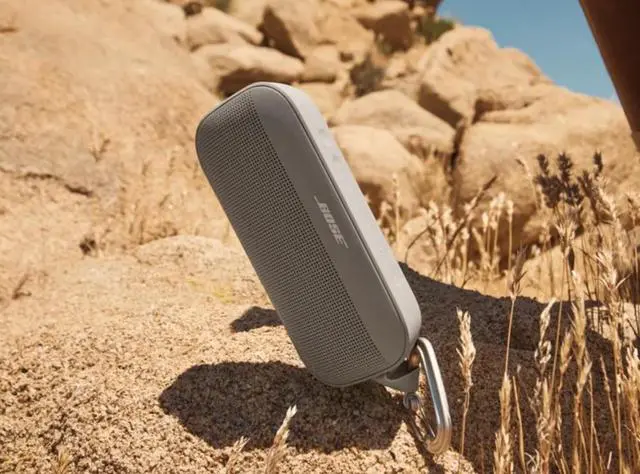 Alt view image 6 of 7 - Bose SoundLink Flex (2nd Gen) Portable Bluetooth Speaker with Waterproof/Dustproof Design - Sandstone
