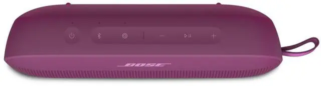 Alt view image 3 of 7 - Bose SoundLink Flex Bluetooth Speaker (2nd Gen) - Portable Outdoor Speaker with Hi-Fi Audio, Waterproof and Dustproof, USB-C, Up to 12 Hours Battery Life, Rosewood Mauve - Limited Edition Color