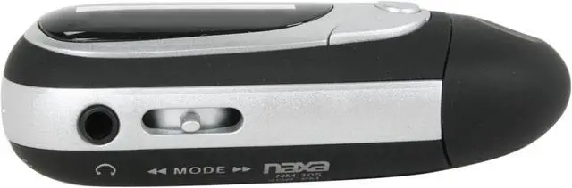Alt view image 3 of 7 - Naxa Black 4GB MP3 Player NM-105