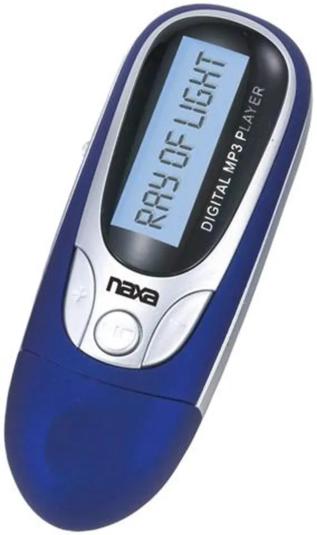 Main image of Naxa NM105BL 4GB MP3 Player with FM Radio (Blue)