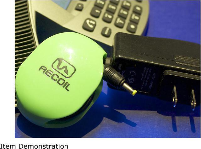 Alt view image 3 of 3 - Recoil Winders LARGE Cord Winder for Laptop Chargers & More RC02B-LGB