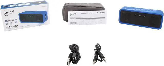 Alt view image 6 of 6 - Arctic Coooling S113BT Portable Bluetooth Speaker-Blue