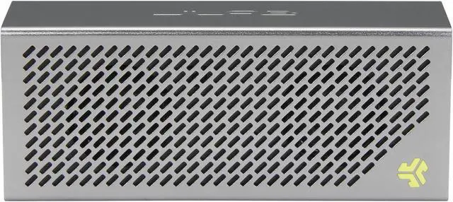 Alt view image 2 of 6 - JLab CRASHER-SLVYLW-BOX Crasher Portable Bluetooth Speaker with Built in Phone Charger