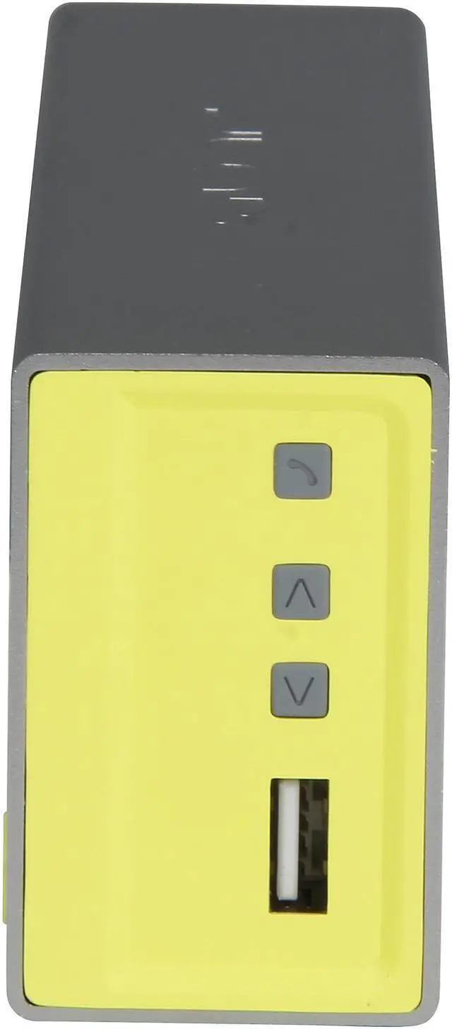 Alt view image 3 of 6 - JLab CRASHER-SLVYLW-BOX Crasher Portable Bluetooth Speaker with Built in Phone Charger