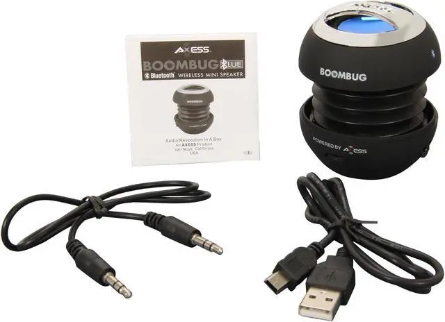 Alt view image 5 of 6 - Boombug Bluetooth Portable Mini Premium Speaker - SPLBT12-1, Black