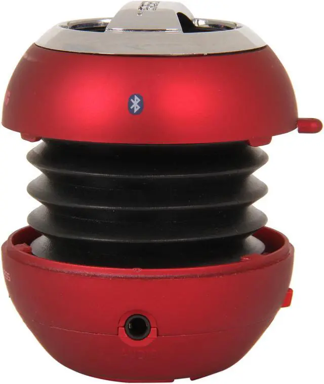 Alt view image 3 of 6 - Boombug Bluetooth Portable Mini Premium Speaker - SPLBT12-3, Metallic Red
