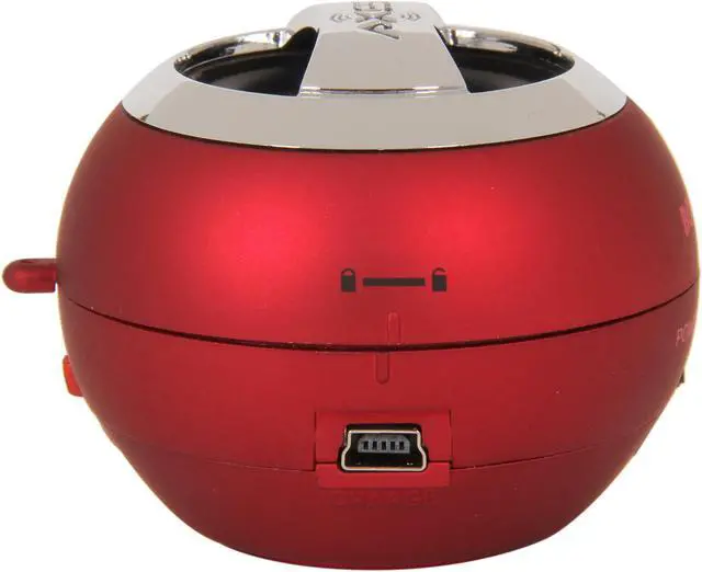 Alt view image 4 of 6 - Boombug Bluetooth Portable Mini Premium Speaker - SPLBT12-3, Metallic Red
