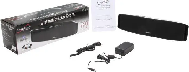 Alt view image 4 of 4 - SUPERSONIC SC-1401BT Bluetooth Speaker System, black
